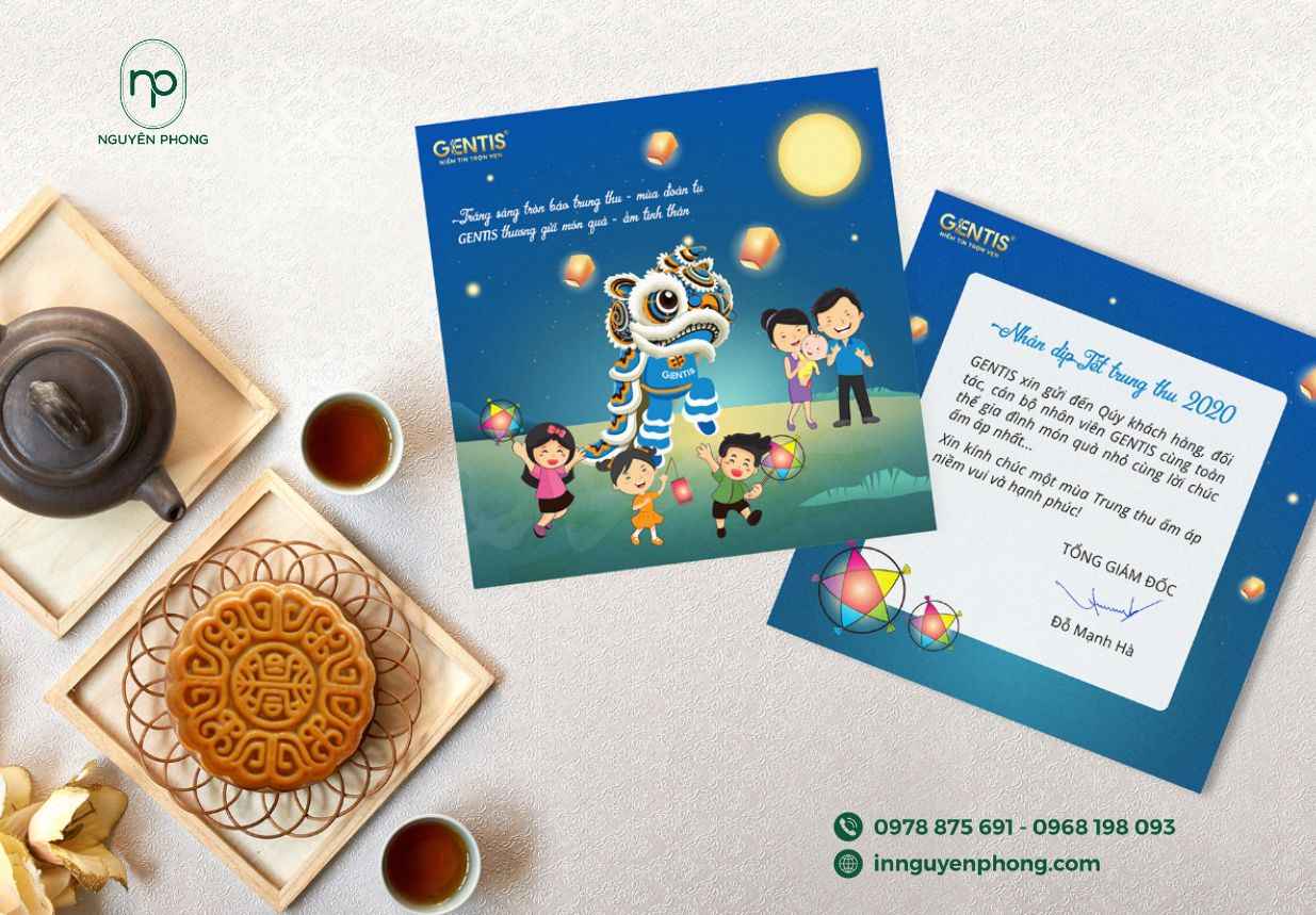 Thiệp Trung Thu: Gửi Gắm Yêu Thương Qua Từng Tấm Thiệp